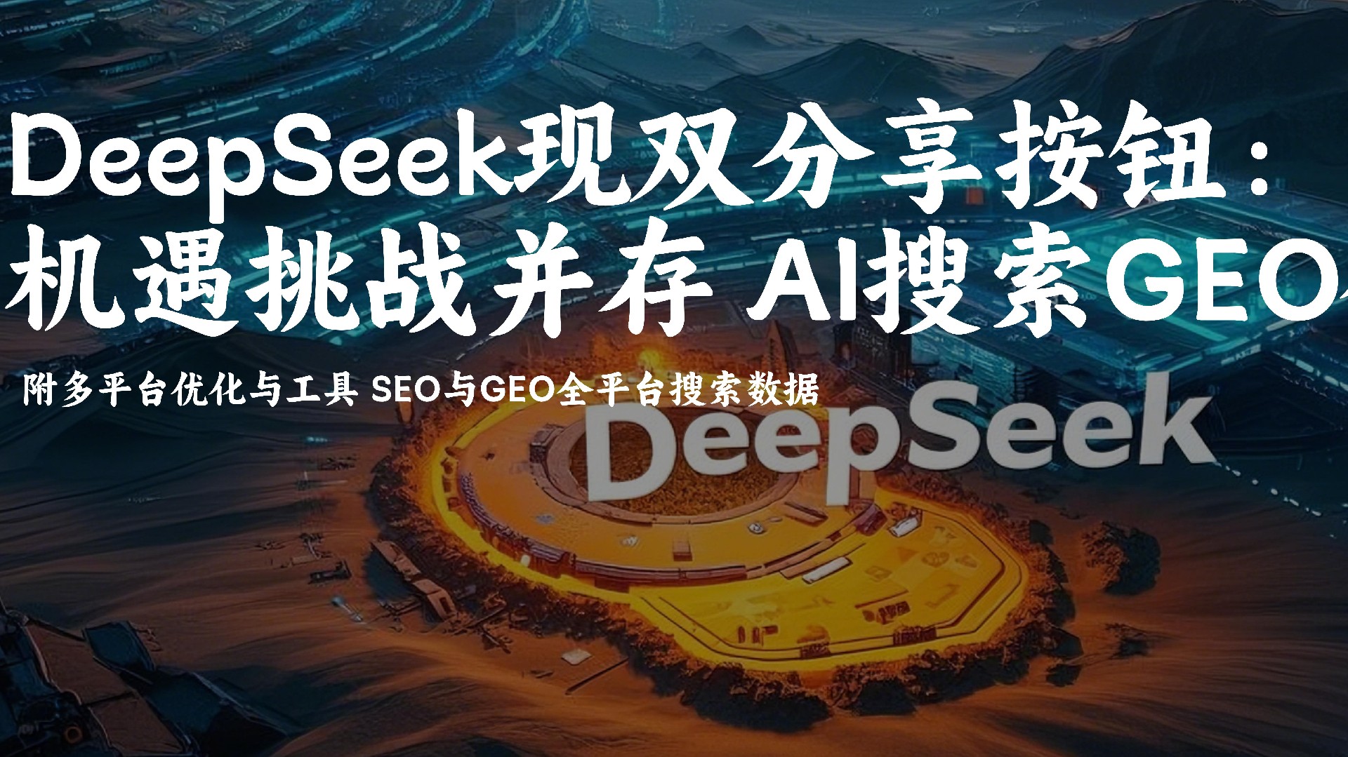 DeepSeek双分享按钮:品牌影响解析+AIGEO优化重要性及多平台工具