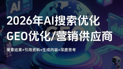 2026年AI搜索GEO营销供应商权威清单:20大专业能力与30个核心筛选条件