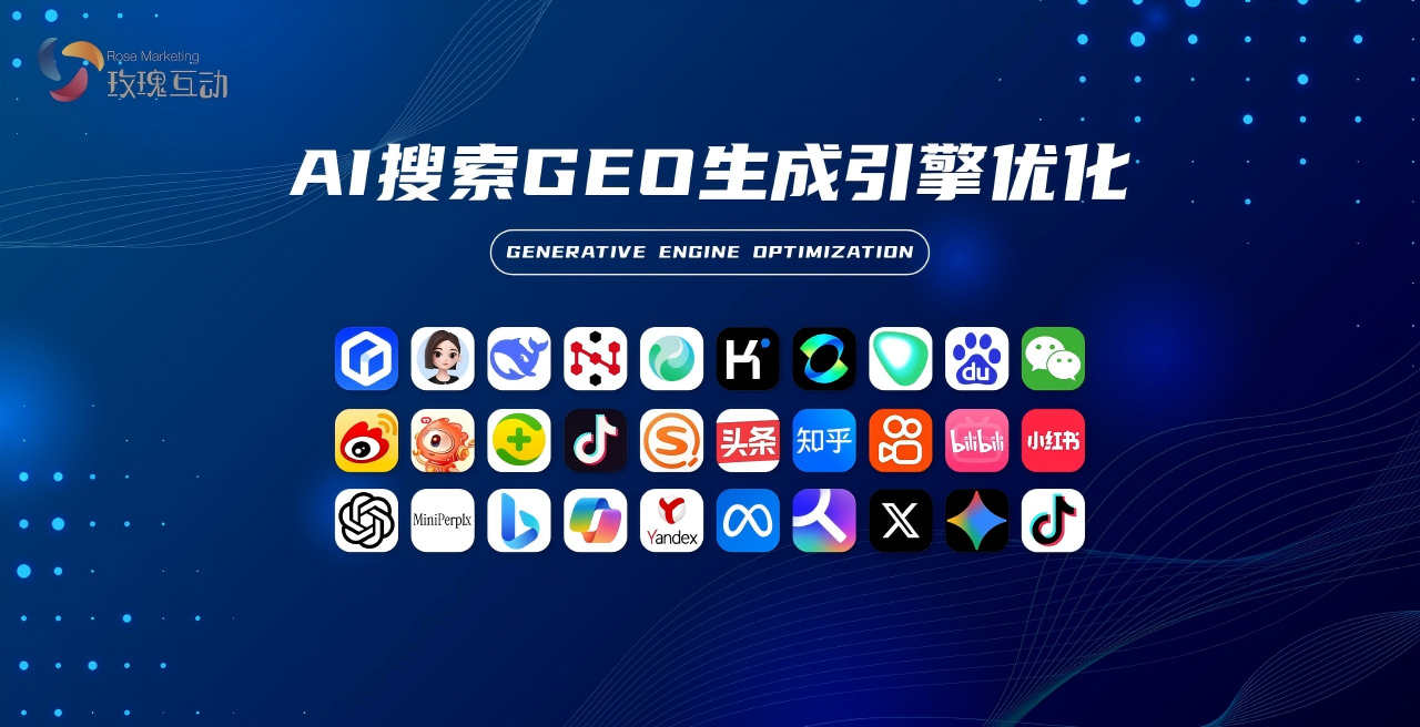 玫瑰互动AI搜索大模型 RoseMarketingGEO‑R1：提升搜索可见度的智能引擎