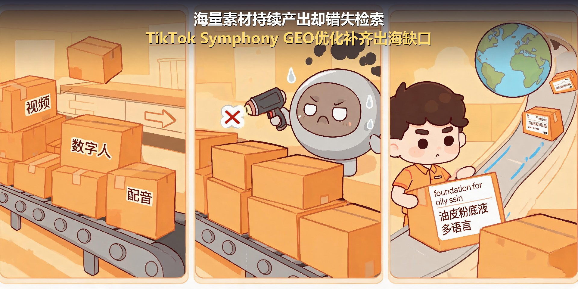 海外GEO优化解决方案 | 覆盖TikTok Symphony创意链路的搜索占位