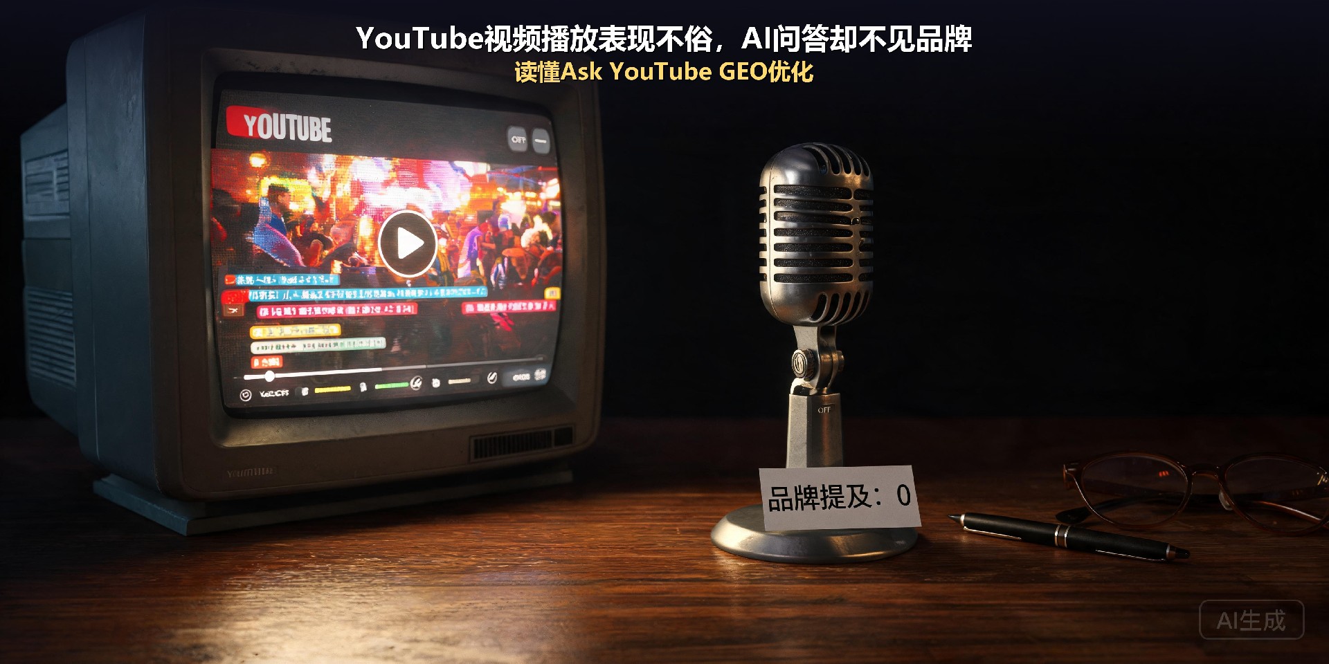 YouTube视频播放表现不俗,AI问答却不见品牌,读懂Ask YouTube GEO优化